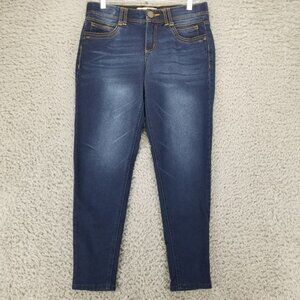 Democracy Jeans Womens 6 Blue Ab Technology Skinny Stretch Denim